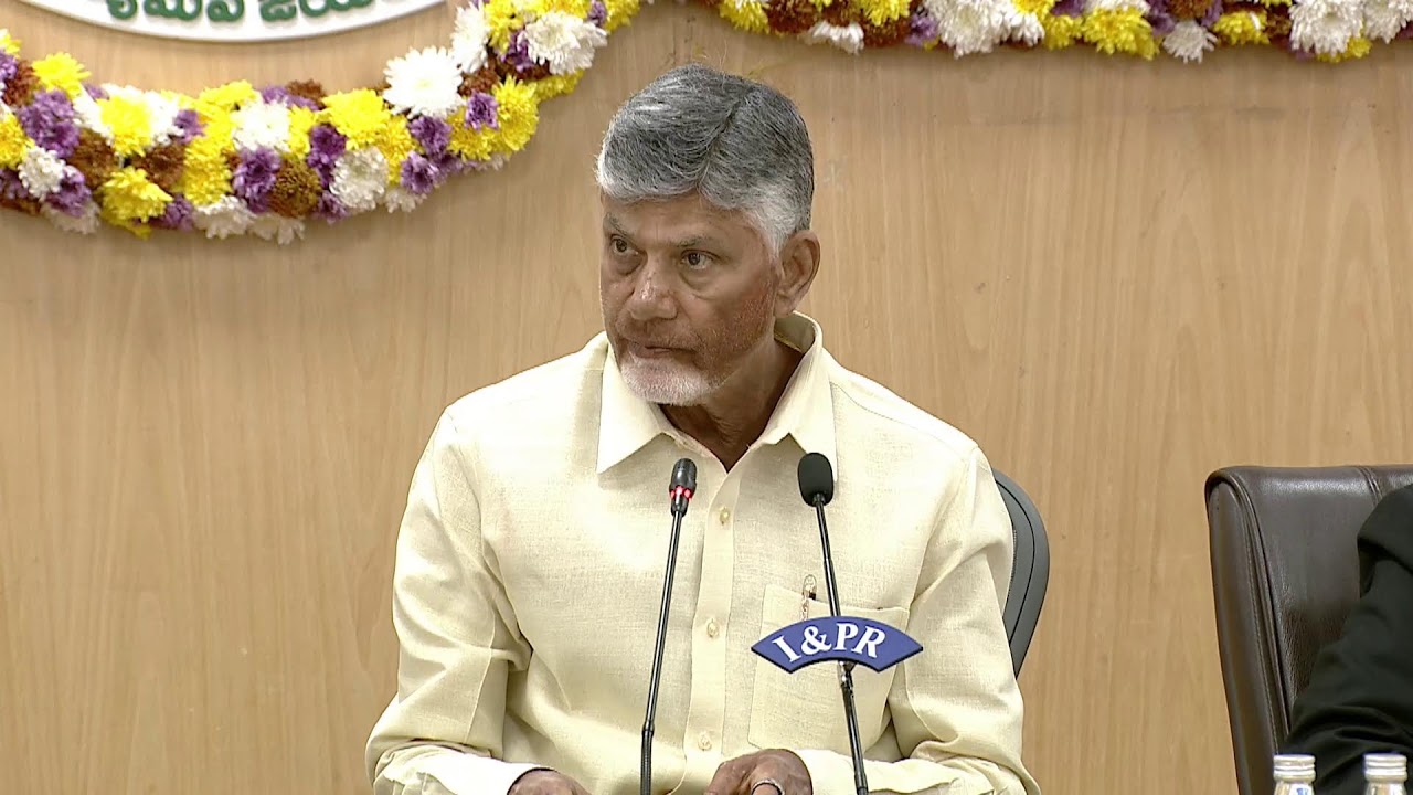 Hon’ble CM Sri. Nara Chandrababu Naidu Holds Conference with Hon’ble Ministers, HODs & Secretaries