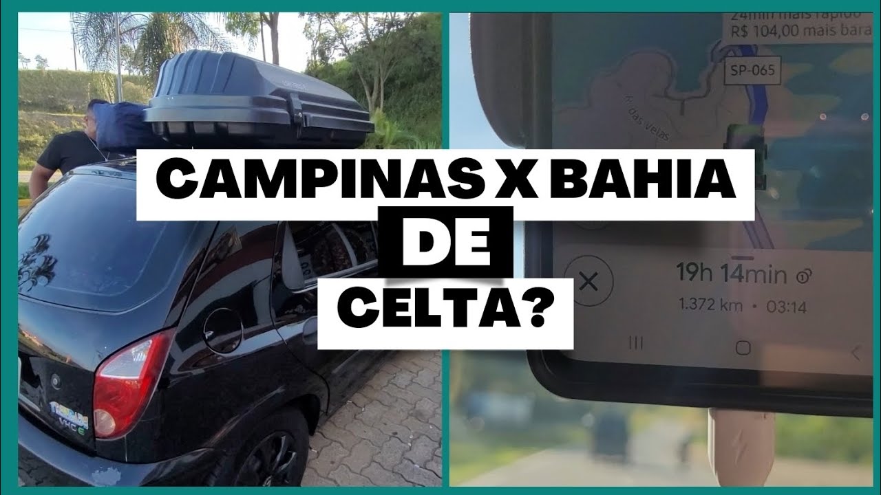Viagem para Bahia | Campinas x BA de Celta #parte1
