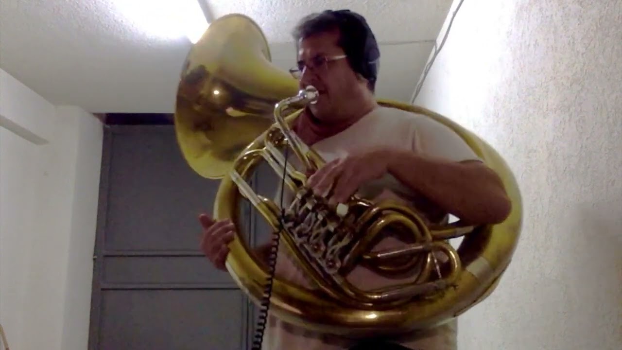 Bruno Mars: Perm (Bass cover on Helicon Tuba)