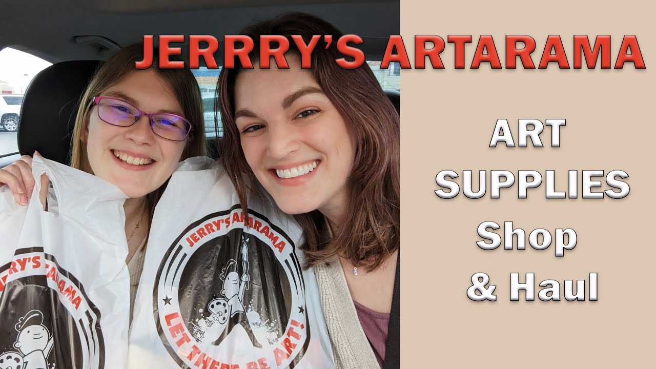 JERRY'S ARTARAMA: поход по магазинам и покупка художественных принадлежностей