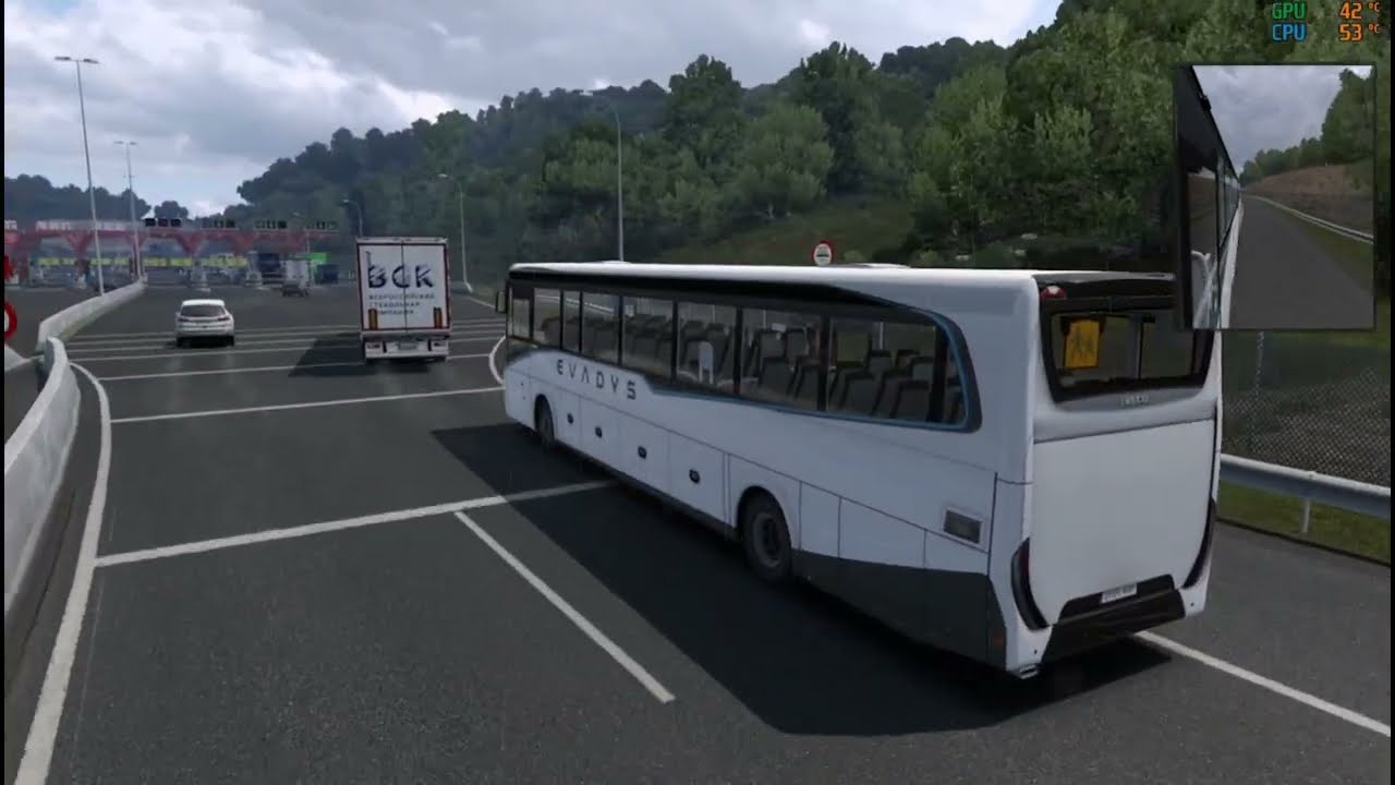 autobus iveco test drive ets2