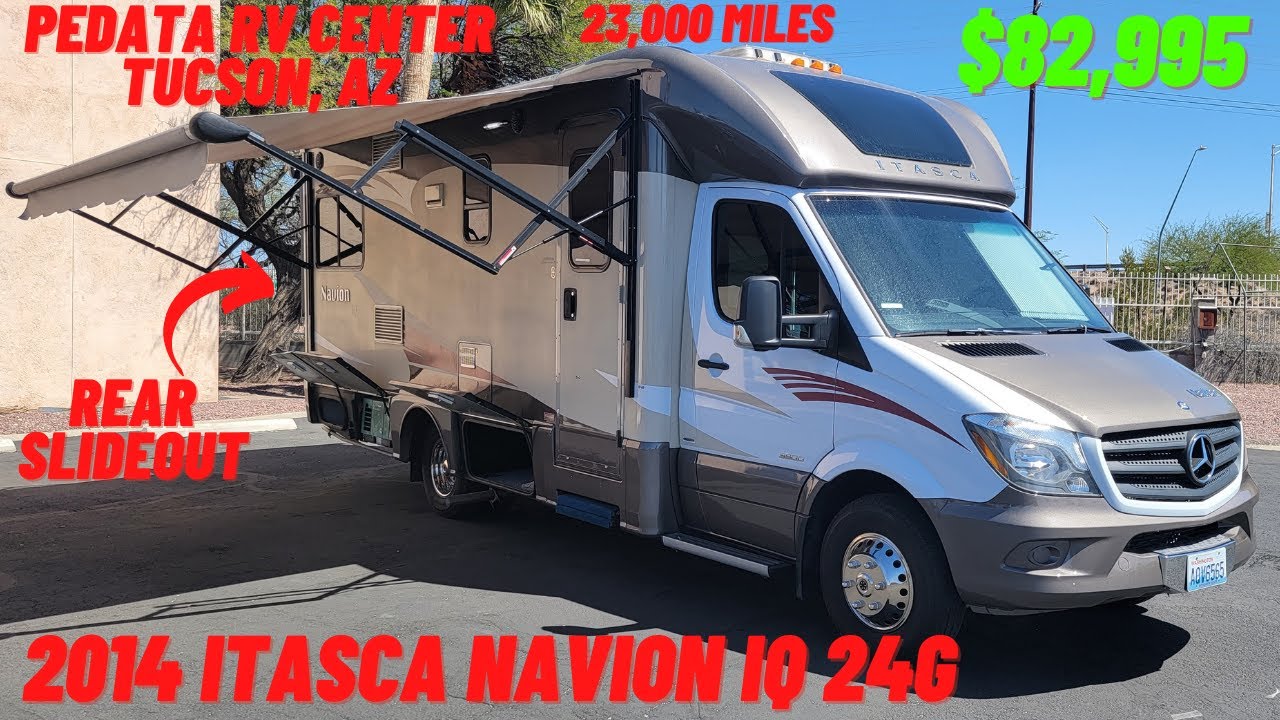 2014 Itasca Navion iQ 24G Video Walkthrough! 2 Slides Including A Unique Rear Slide! $82,995! SOLD!