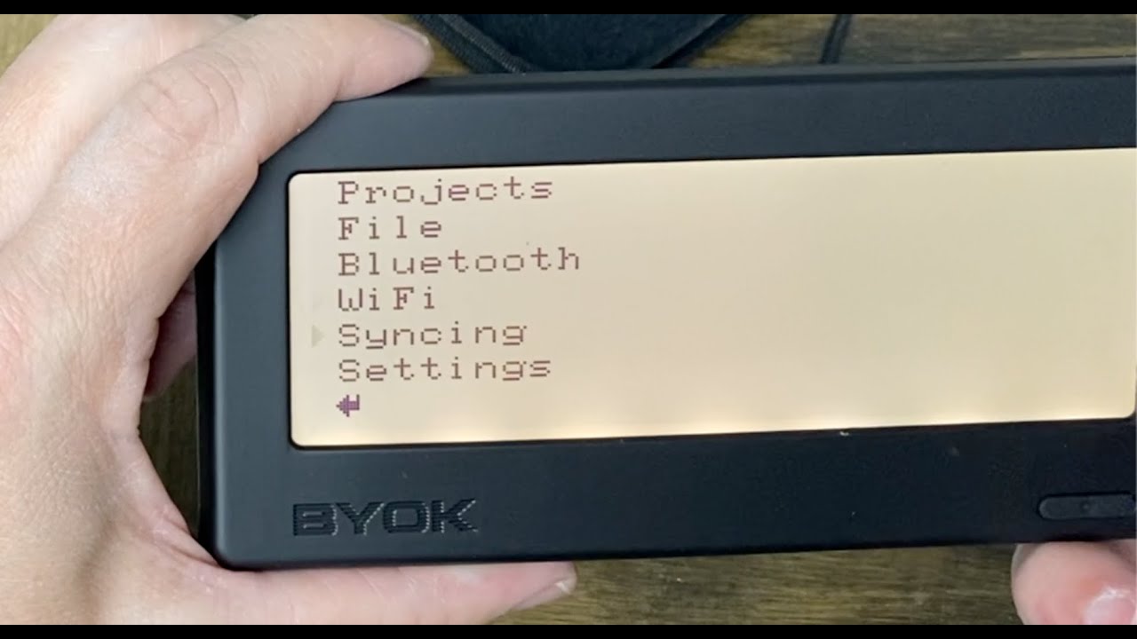 This Writing Device is amazing! The BYOK (Bring Your Own Keyboard) arrives!