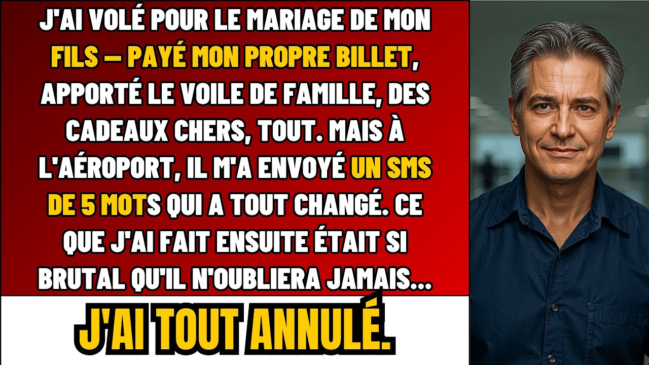 Mon Fils M’A Viré De Son Mariage Après Avoir Payé Cher Pour Voyager Et Offrir Le MEILLEUR Cadeau…