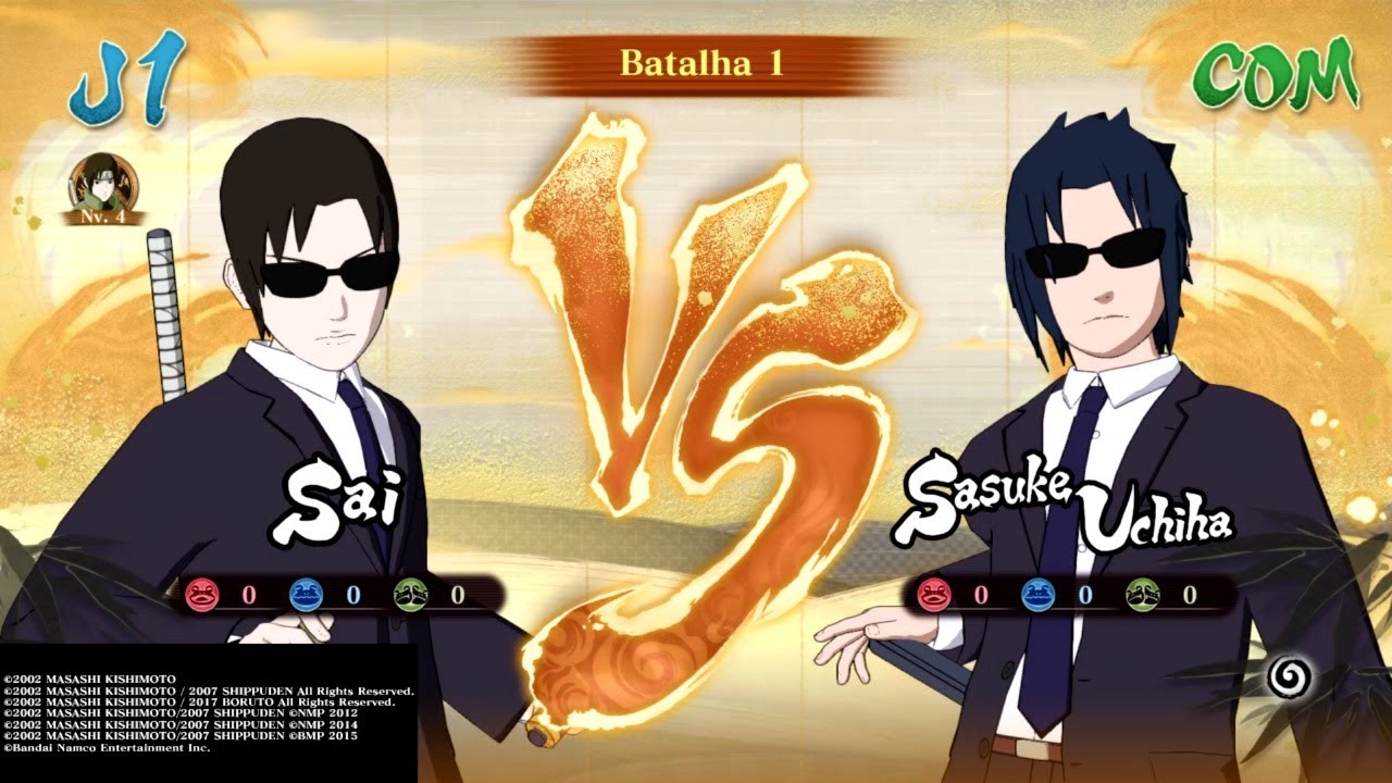 Sai vs Sasuke (Very Hard) - Naruto Storm Connections