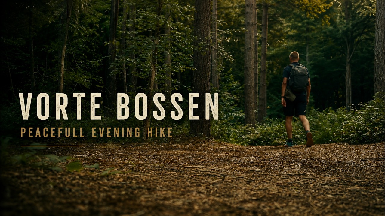 🇧🇪 Peaceful evening hike through the Vorte Bossen
