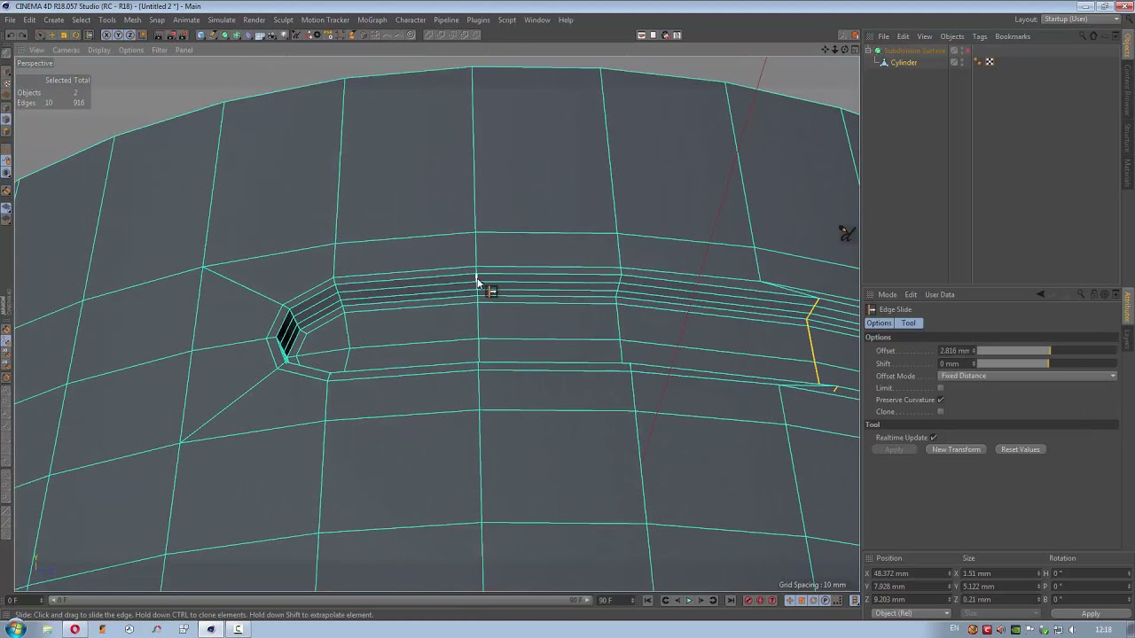 Subdivision Surface   Ответ на вопрос