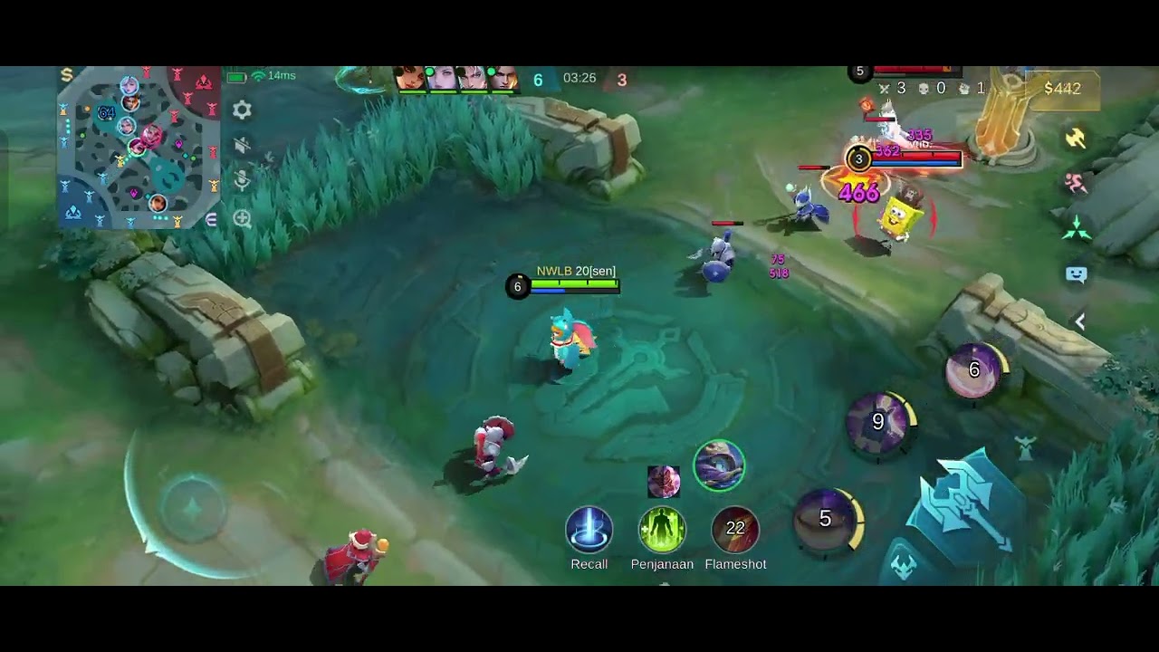 Nana xdpt triple kill. #mobilelegends #mlbbgoldenmonth 