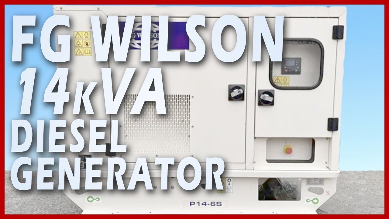 Used FG Wilson 14kVA Diesel Generator - XP22102 | #fgwilson Authorised Dealer