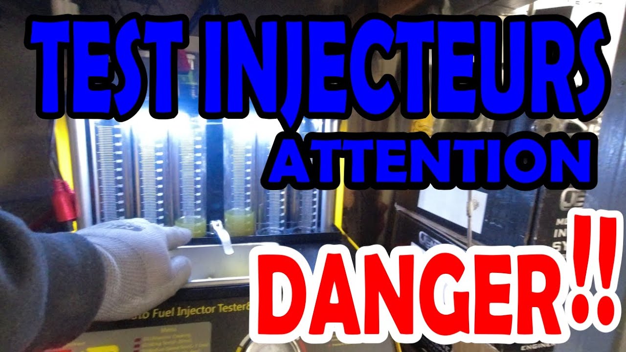 Machine a injecteur test et DANGERS