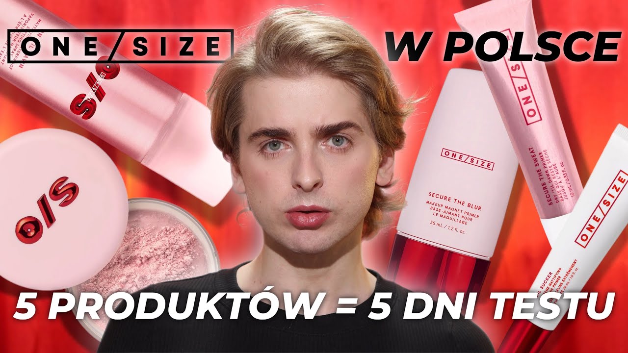 ONE SIZE w Polsce! Kupiłem wszystko do MATOWEGO makijażu - sprawdzamy czy da radę! 5 DNI testów! 