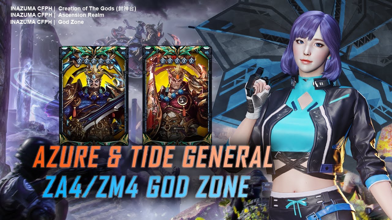 Crossfire PH : Azure and Tide General Spawn God Zone ZA4/ZM4 (Road to Boss Buff 9)