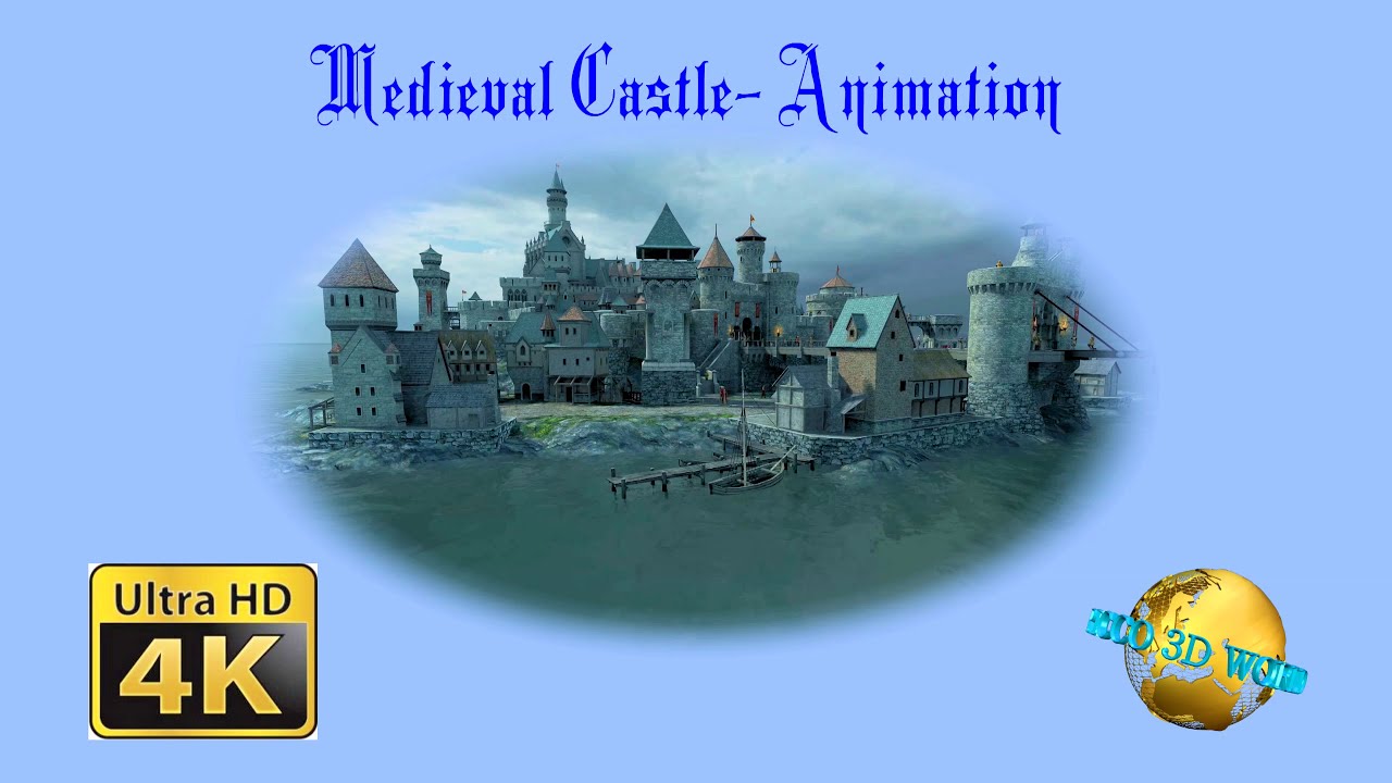 Medieval Castle - Animation 4K - 𝕸𝖊𝖉𝖎𝖊𝖛𝖆𝖑 𝕮𝖆𝖘𝖙𝖑𝖊 - 𝖆𝖓𝖎𝖒𝖆𝖙𝖎𝖔𝖓 𝟒𝐊