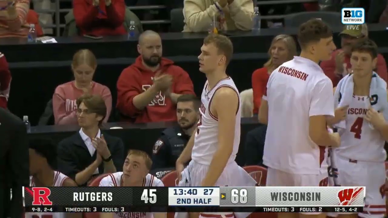 Wisconsin vs Rutgers Full Game HIGHLIGHTS | Men's college basketball 2026 | Ncaa basketball
