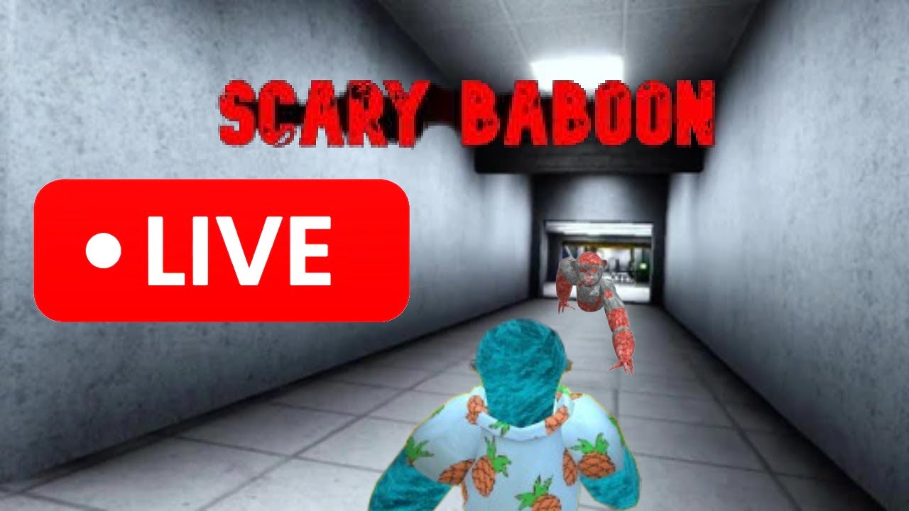 Scary Baboon LIVE 😱 Join My Lobby If You Dare