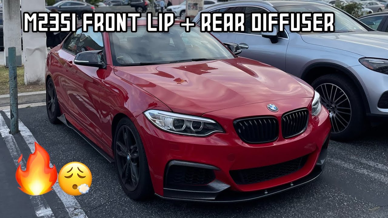 BMW M235i front lip + diffuser pieces