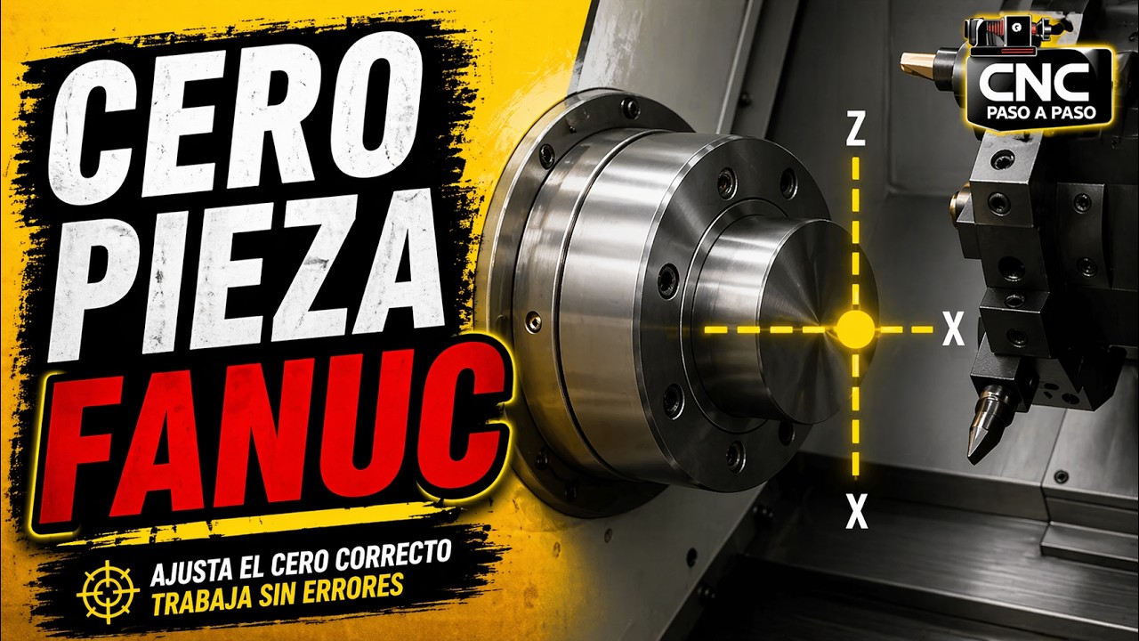 [Fanuc] Como PonerCERO PIEZA En torno Facil