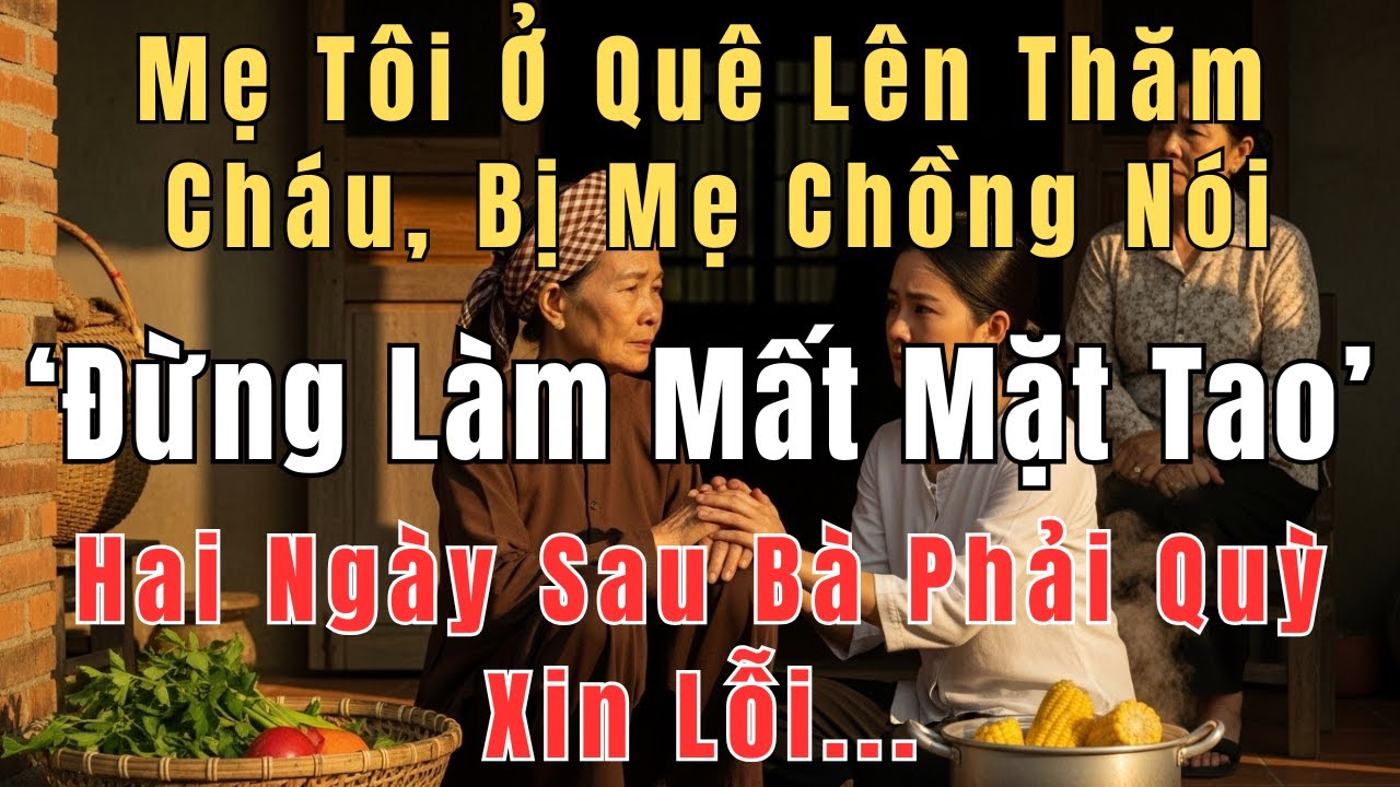 Mẹ Tôi Ở Quê Lên Thăm Cháu, Bị Mẹ Chồng Nói ‘Đừng Làm Mất Mặt Tao’ – Hai Ngày Sau Bà Phải ...