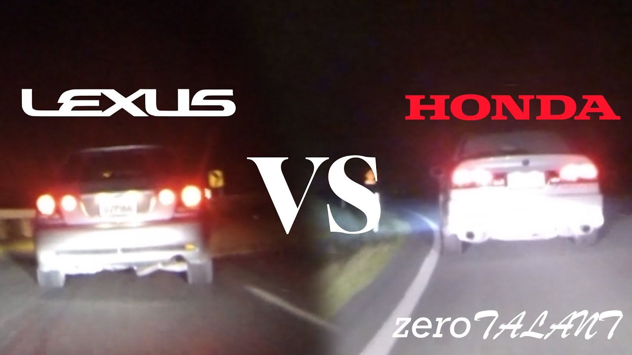 Altezza / IS200 vs Accord Euro R Touge | GO PRO FOOTAGE