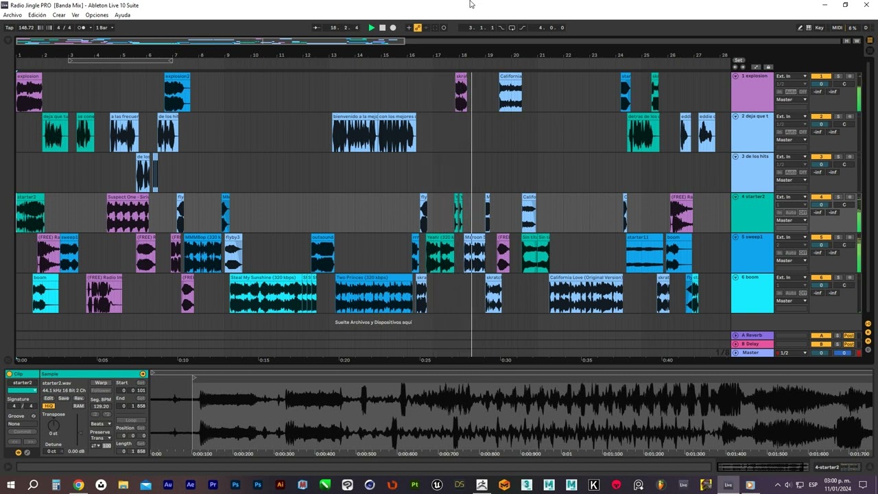 Radio Jingle test - created with IA in Ableton Live 10 (Spanish Version)