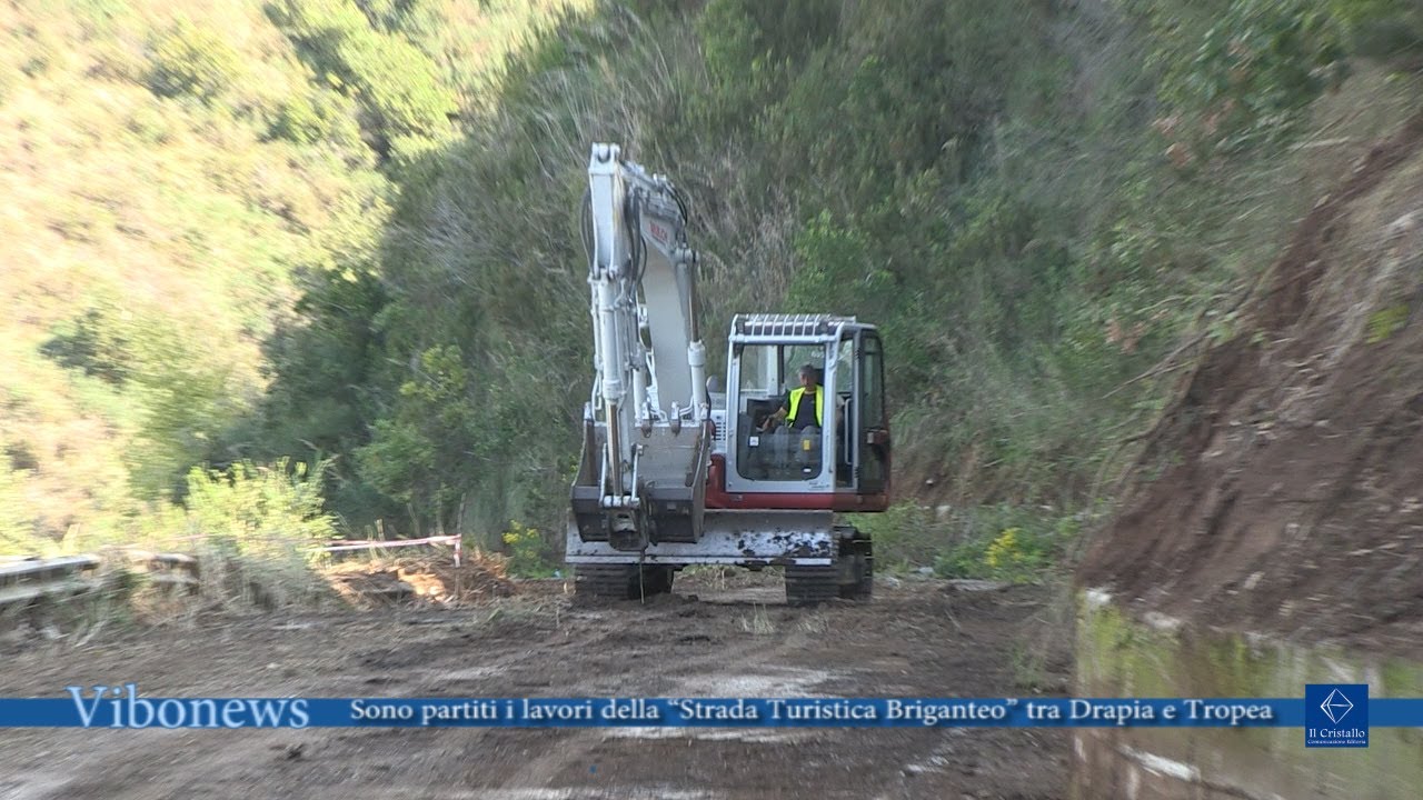 Sono partiti i lavori della Strada Turistica Briganteo tra Drapia e Tropea