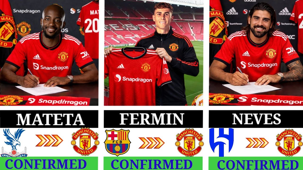 🚨 ALL MANCHESTER UNITED CONFIRMED TRANSFERS – JANUARY 2026 🤯 | Fermin • Neves • Mateta • Baleba ✅
