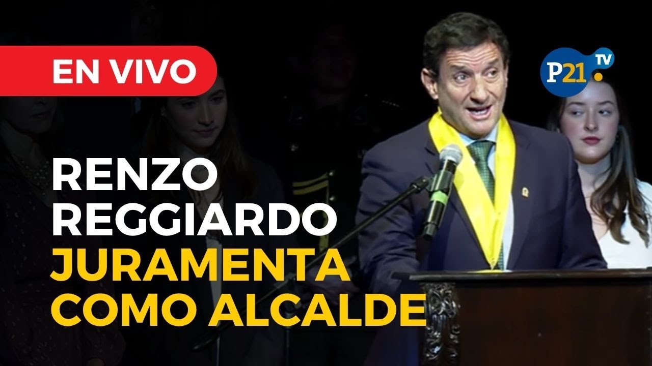 EN VIVO Juramentación de Renzo Reggiardo como Alcalde de Lima