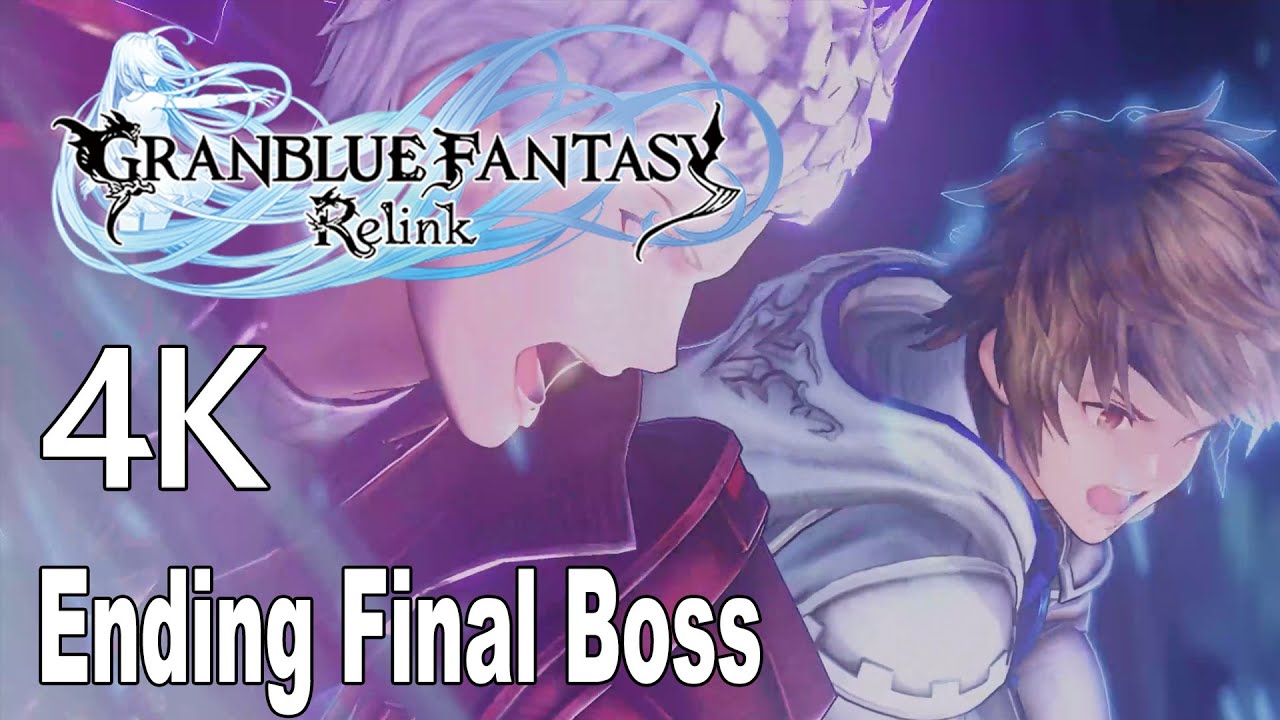 Granblue Fantasy Relink Ending and Bahamut Versa & Id Final Boss Fight 4K