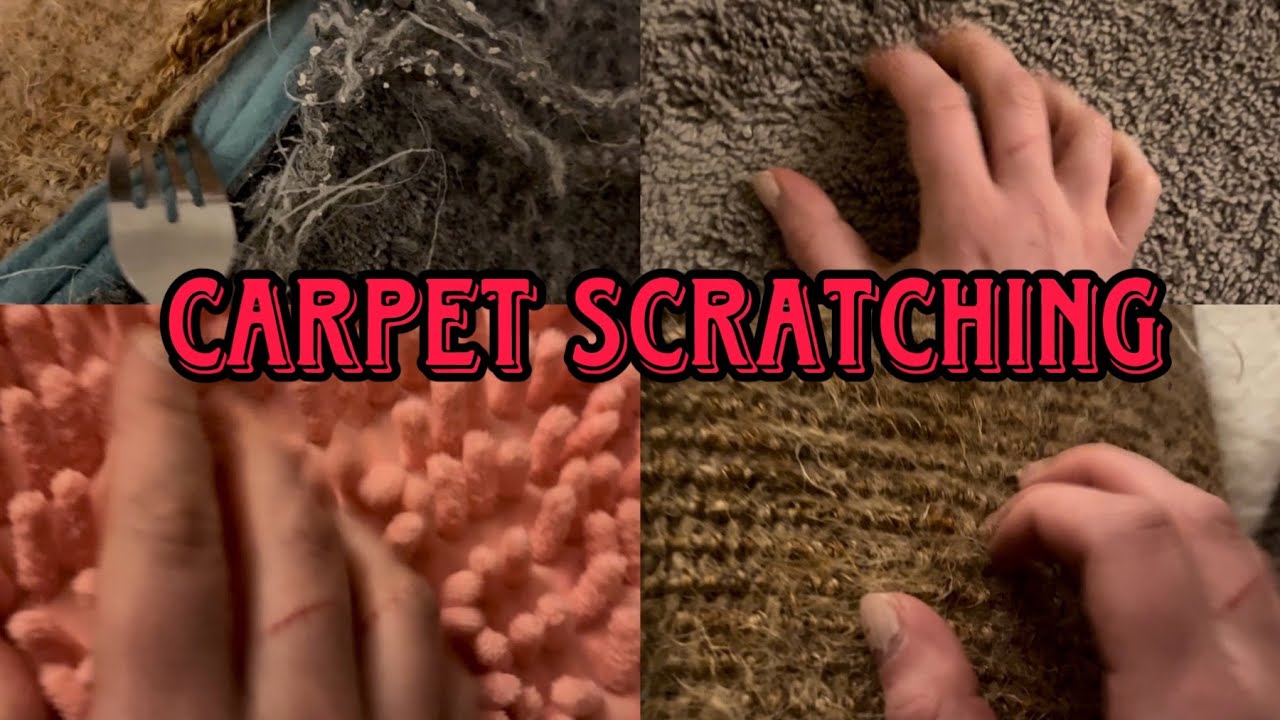 ASMR | Carpet Scratching (Different Carpets/Textures) Fast and Aggressive. No Talking