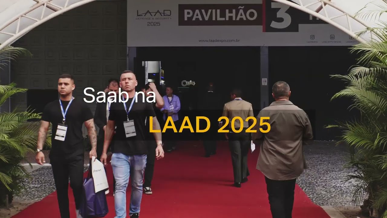 Saab na LAAD 2025 - Inova&ccedil;&atilde;o e Compromisso com a Defesa do Brasil