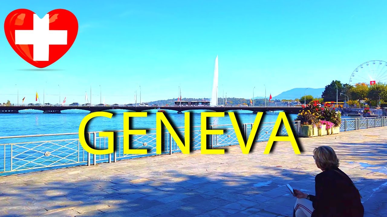 Walking Tour in GENEVA / Switzerland 🇨🇭 - Travel to Switzerland 2022 - 4K 60fps