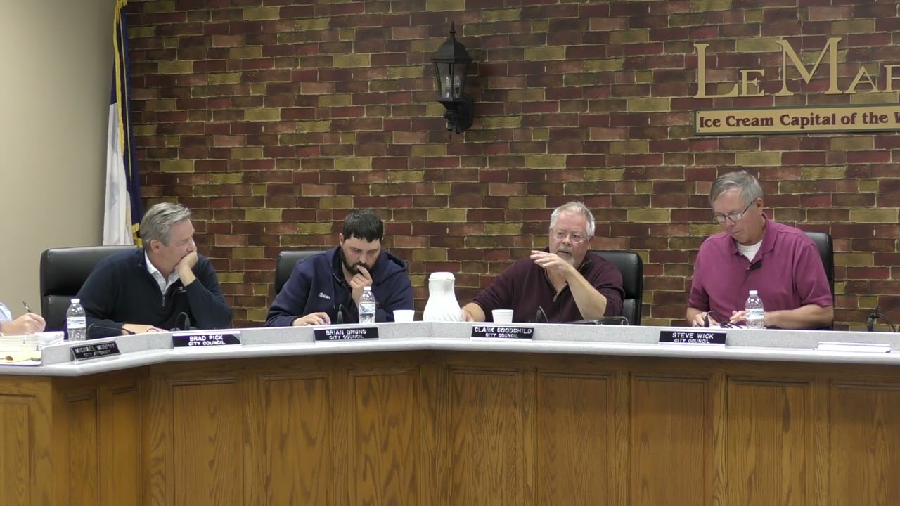 Le Mars Council Meeting October 21, 2025 Part 3 of 3