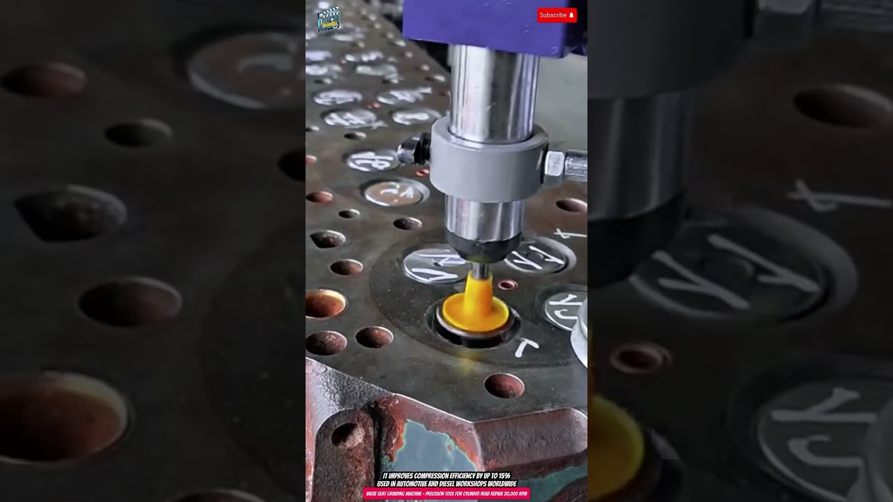 Valve Seat Grinding Machine &ndash; Precision Tool for Cylinder Head Repair 20,000 rpm