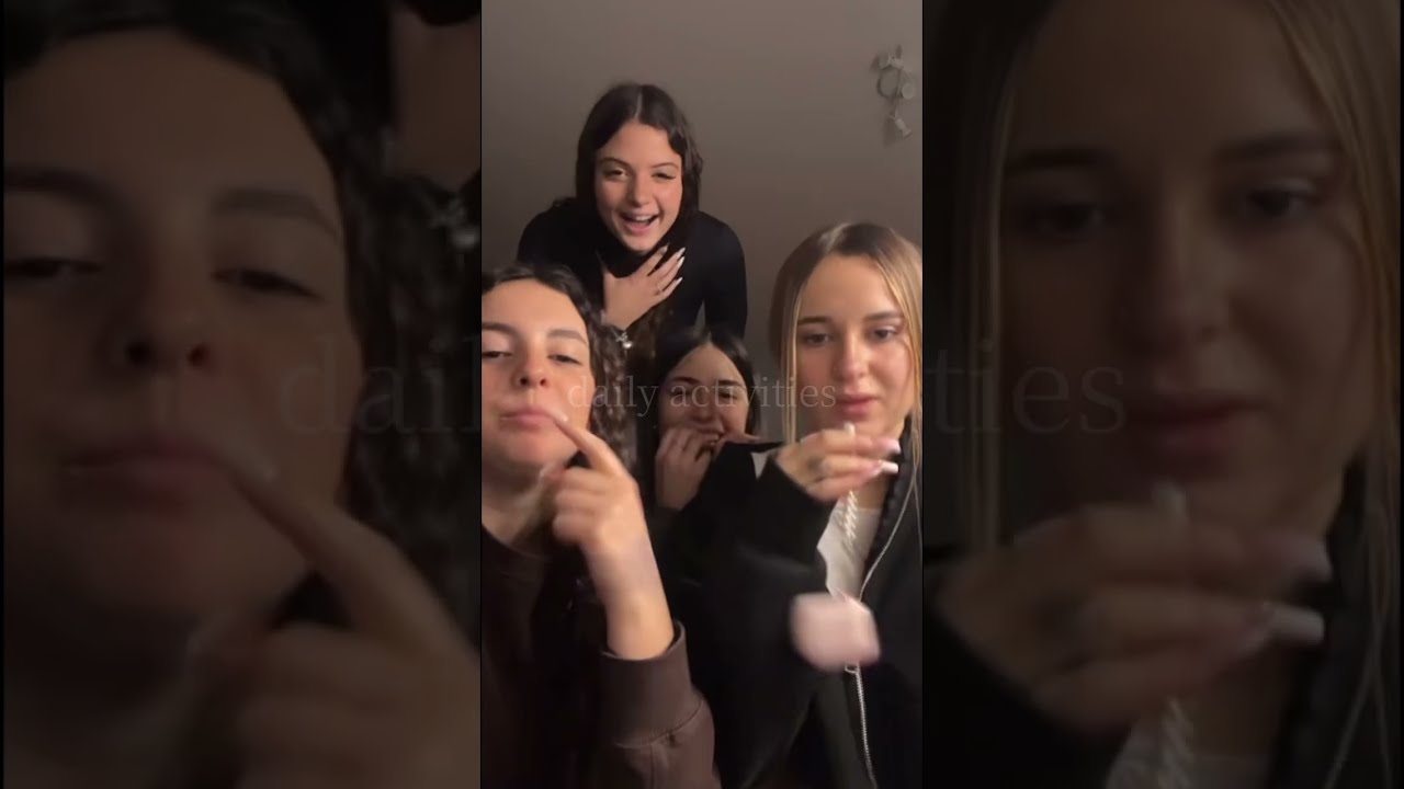 Активность 😱молодые девушки собираются вместе