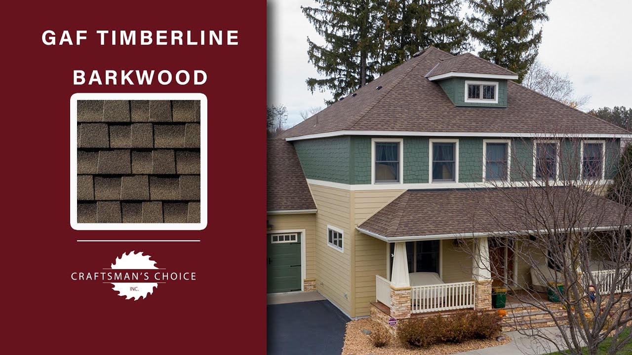 GAF Timberline Barkwood Roofing Shingles | Colors, Design Ideas & Project Examples