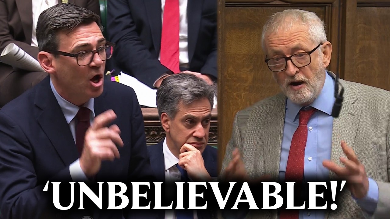 Энди Бёрнем УНИЖЕН на PMQs за поддержку Джереми Корбина