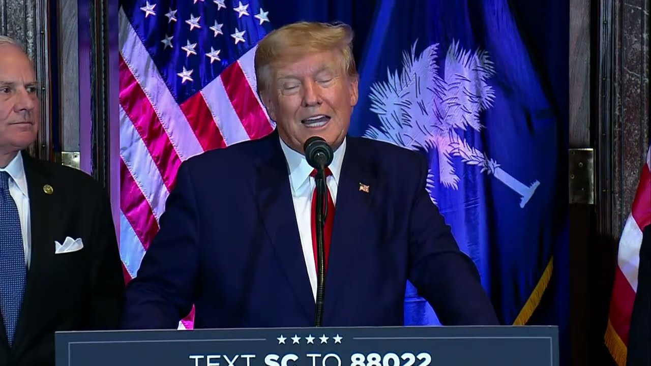 WATCH LIVE: Former President Trump visits the SC State House