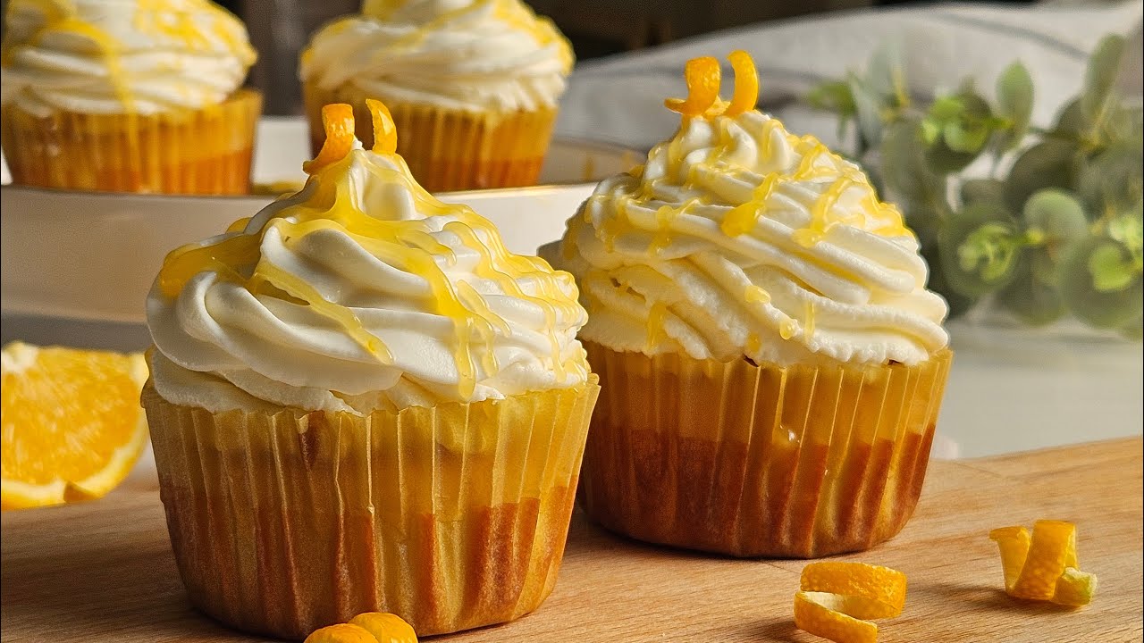 Anyone Can Make These Orange Cupcakes! Easy Step-by-Step Recipe