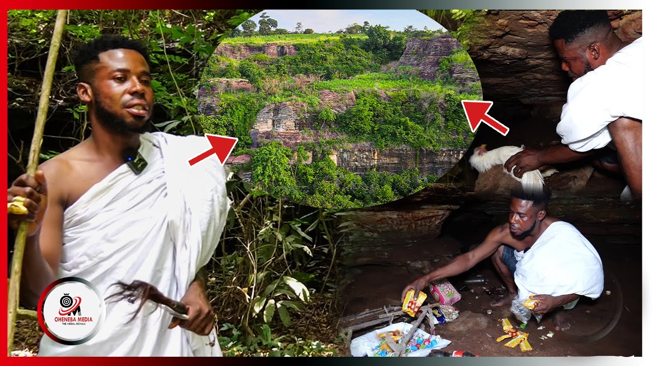 A Tour Around The Mystic & Historic Cave  Of No Return At Nsuta Where Spirituality Abounds