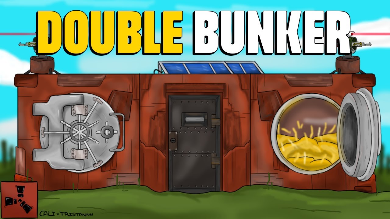 I Built the most OP double bunker base in Rust...