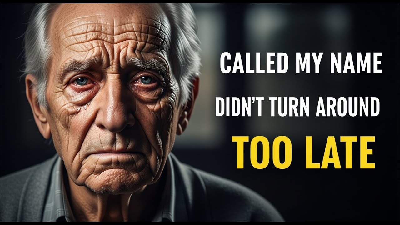 I'm 87 years old. And I remember the last time my wife called my name.I didn't turn around.