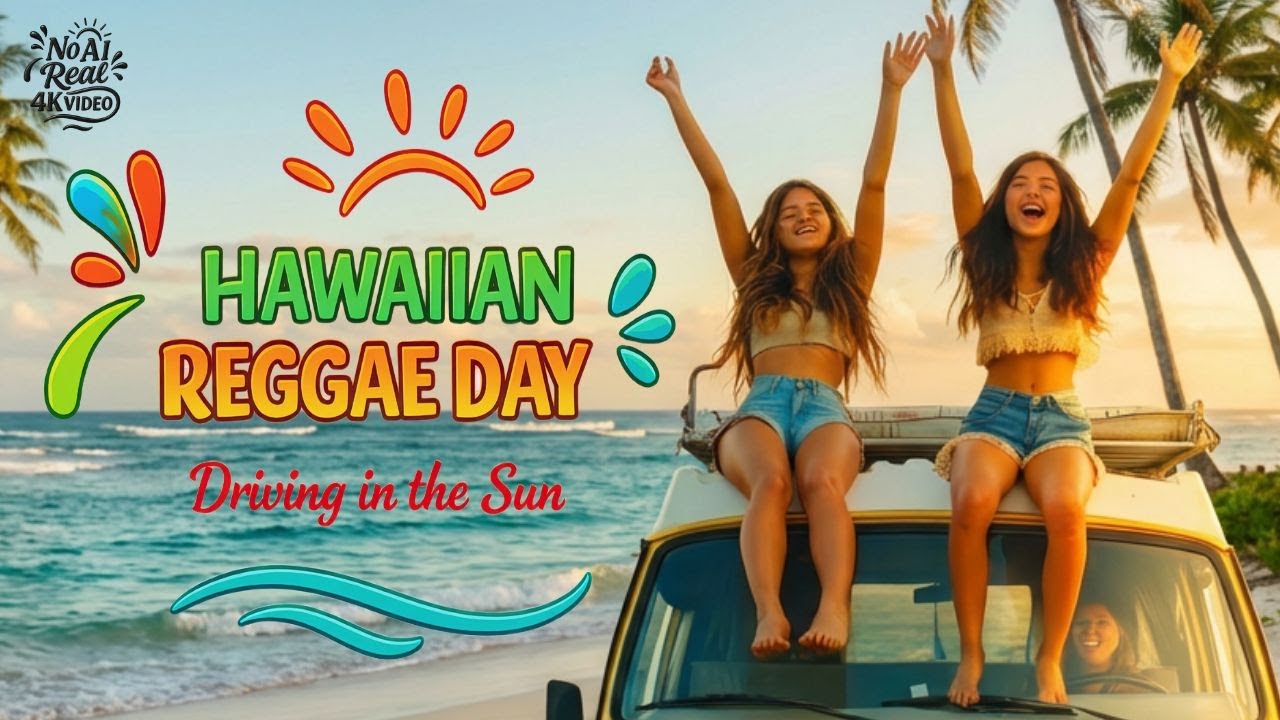 Hawaiian Reggae Day – Driving in the Sun | Beach Vibes, Chill Driving Music, Island Reggae