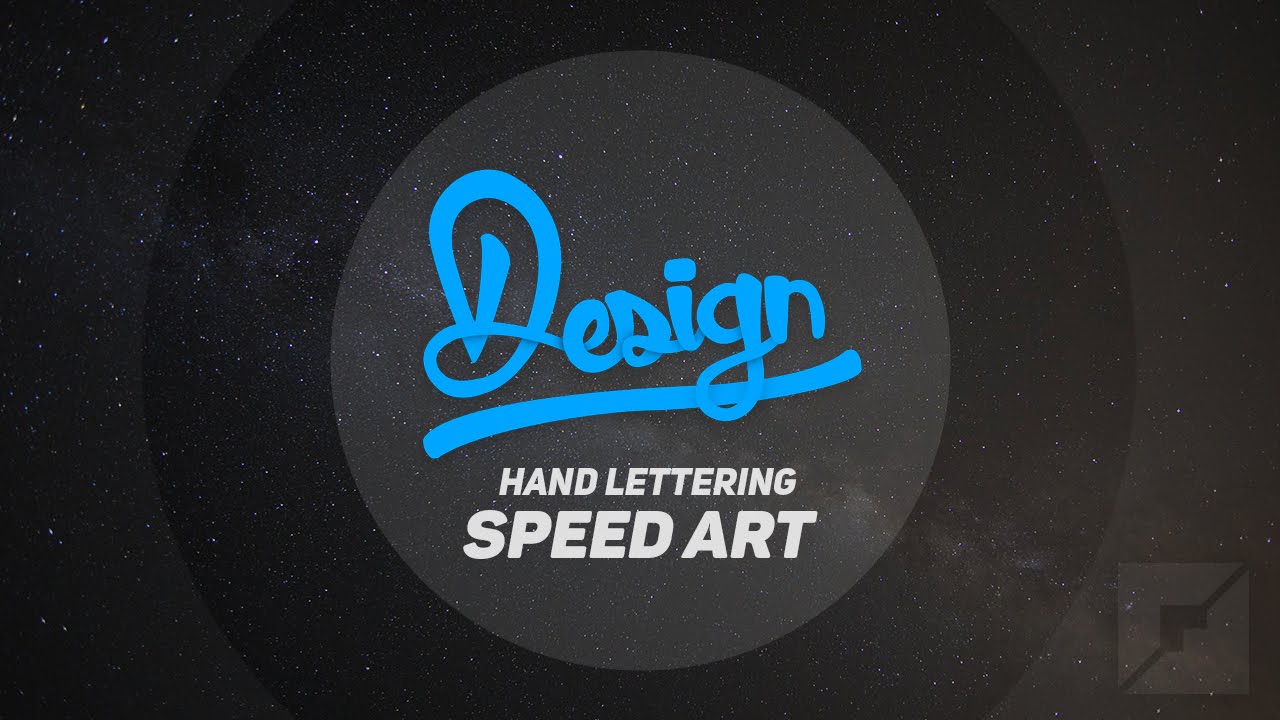 Hand Lettering Speed Art - Design the Future | by Caler | Graphic Design