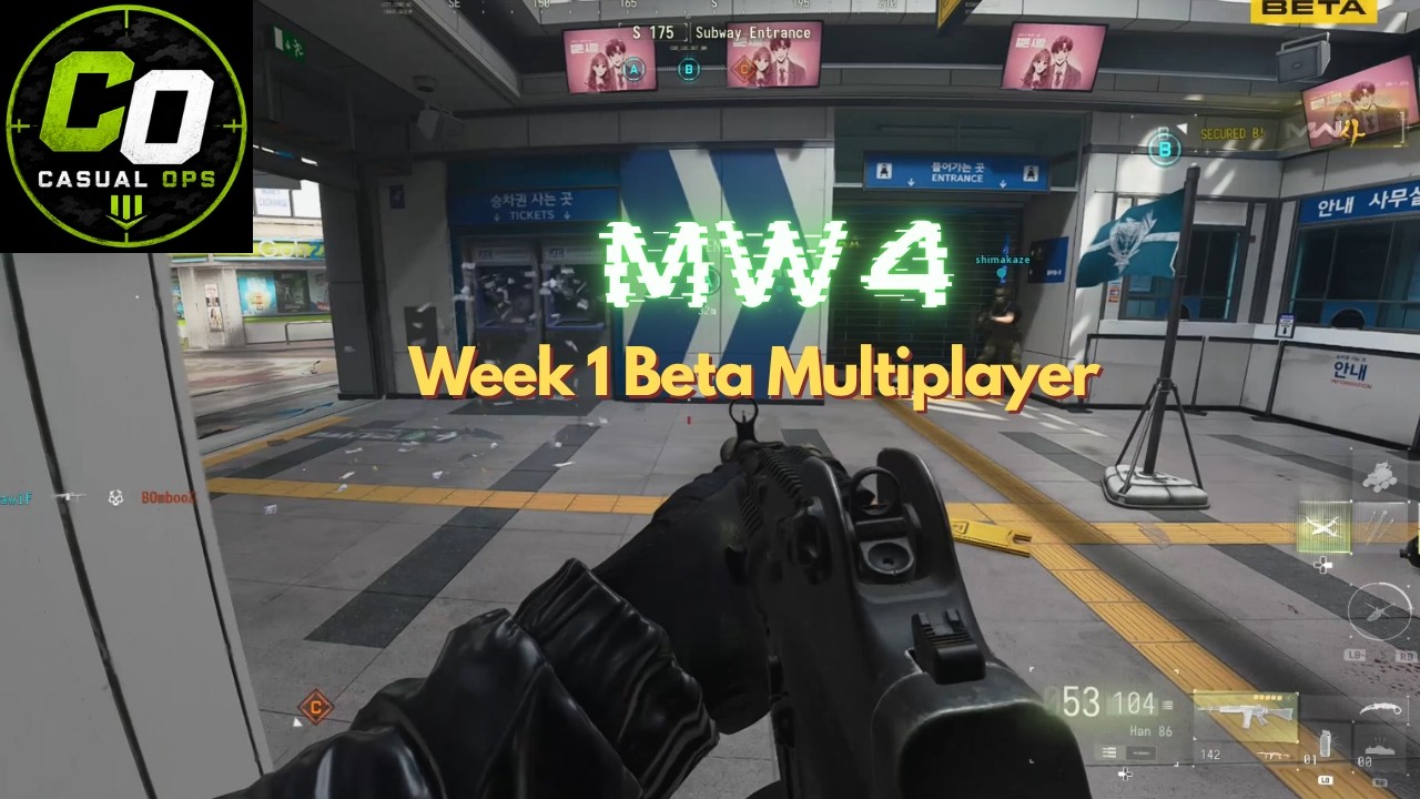 Beta Week 1 Multiplayer Gameplay Modern Warfare 4 #mw4