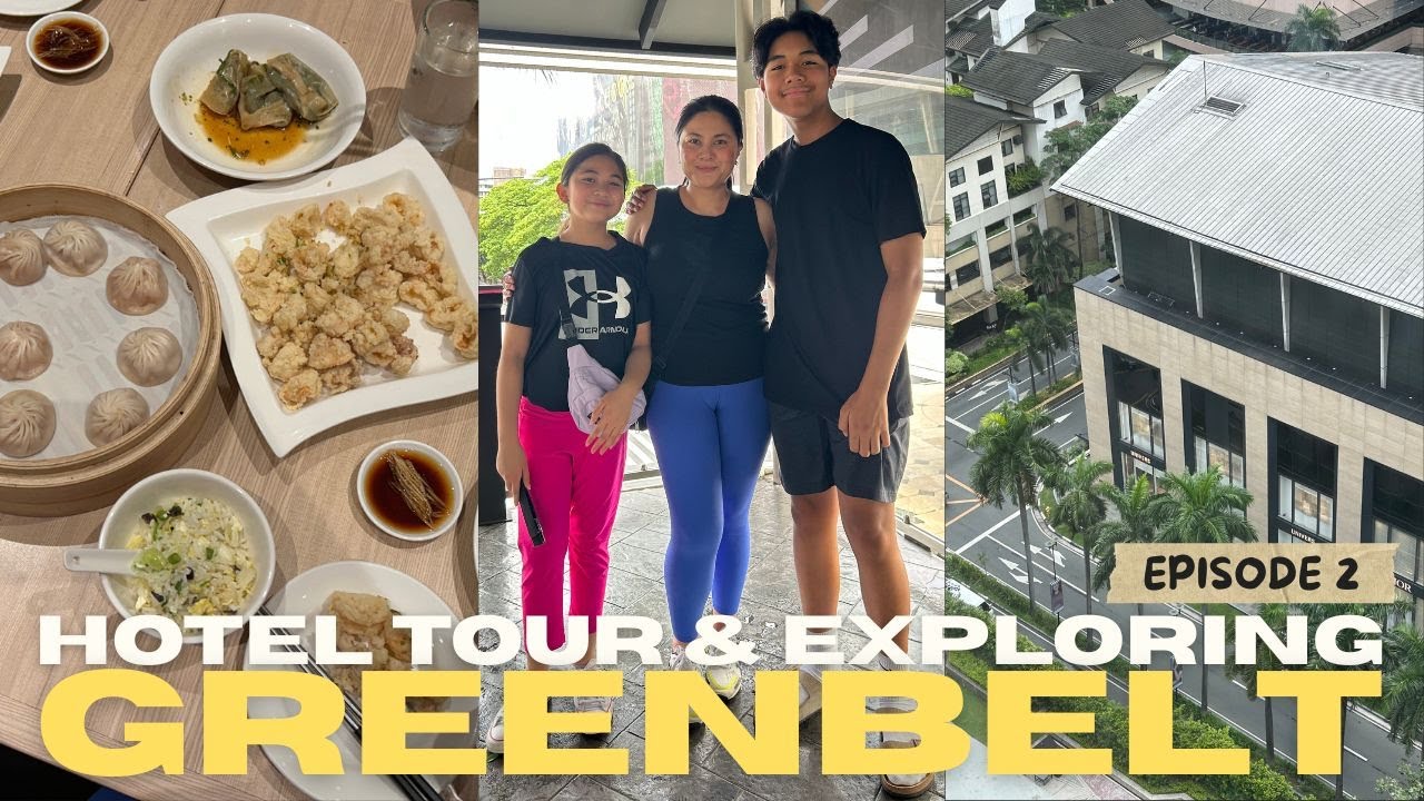 🇵🇭 Manila Vlog: Staying at the New World Makati Hotel, Exploring the Greenbelt area & Glorietta Mall