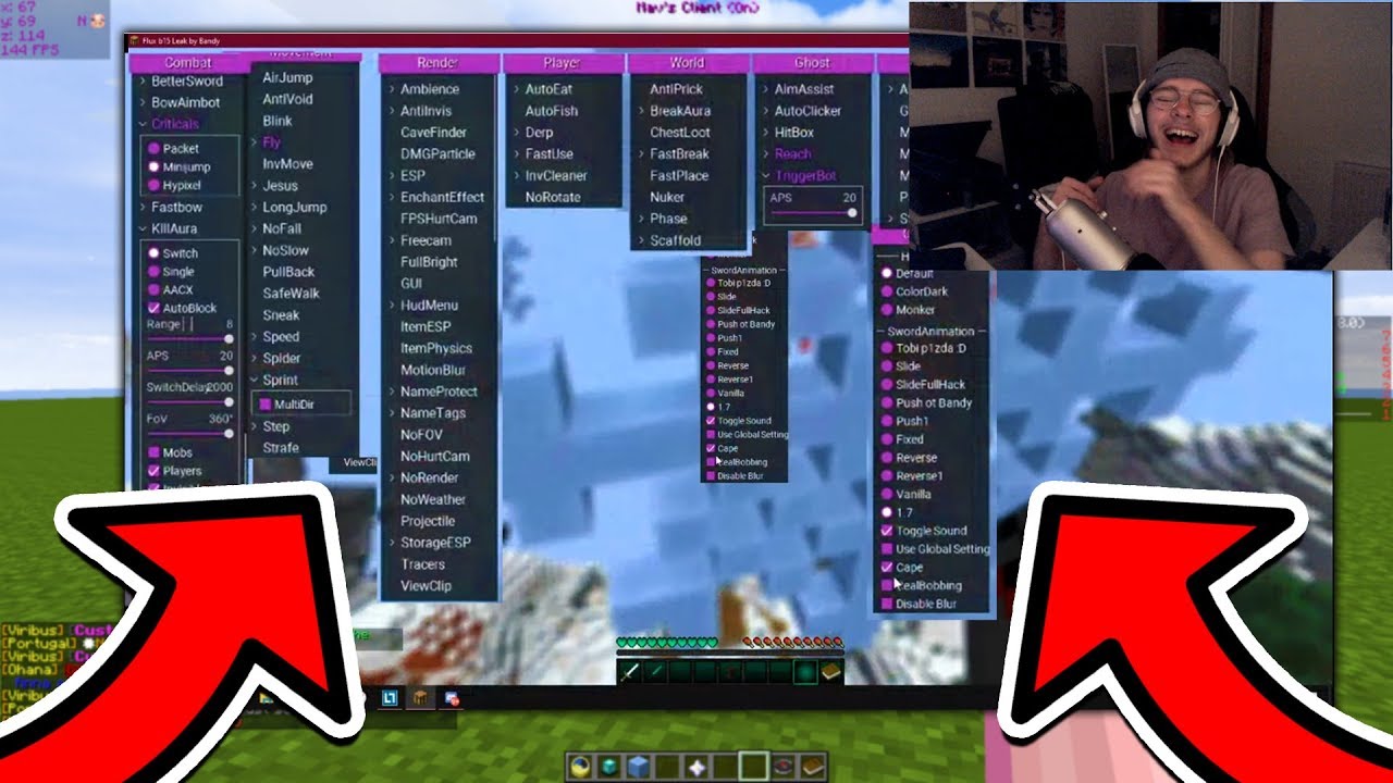 HACKER SHOWS ME HIS GHOST CLIENT (SCREENSHARE) + TROLL GOES WRONG KIDS WINS $75 OFF ME