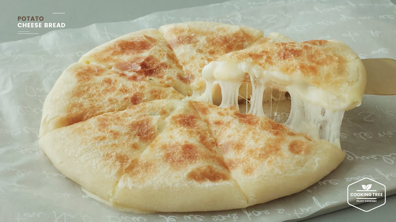 노오븐 & 노이스트! 감자 치즈빵 만들기 : No oven & No yeast Potato Cheese Bread Recipe | Cooking tree