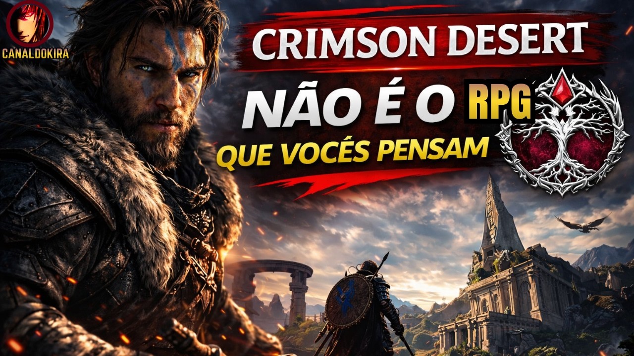CRIMSON DESERT NÃO E O RPG QUE VOÇÊS PENSAM !!