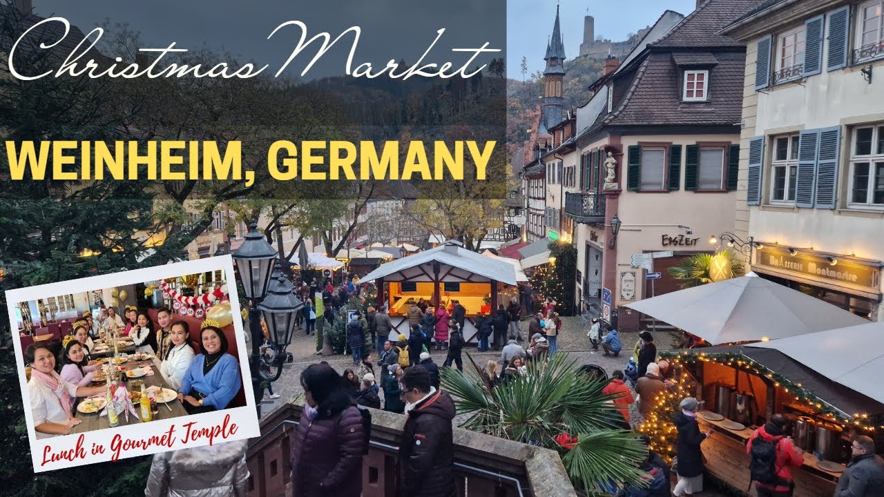WEINHEIM, GERMANY | Asian-Buffet Restaurant | 2 Christmas Markets | Christmas Fun with Habhab Group!