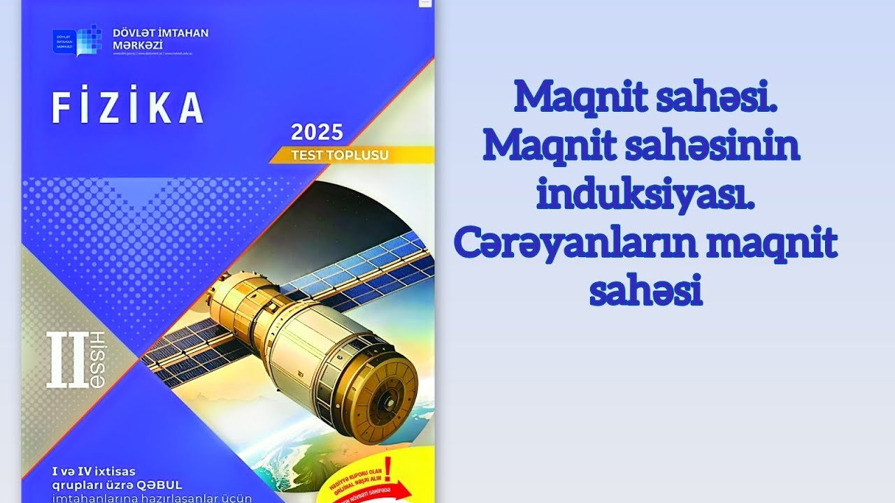 Maqnit sahəsi. Maqnit sahəsinin induksiyası. Cərəyanların maqnit 